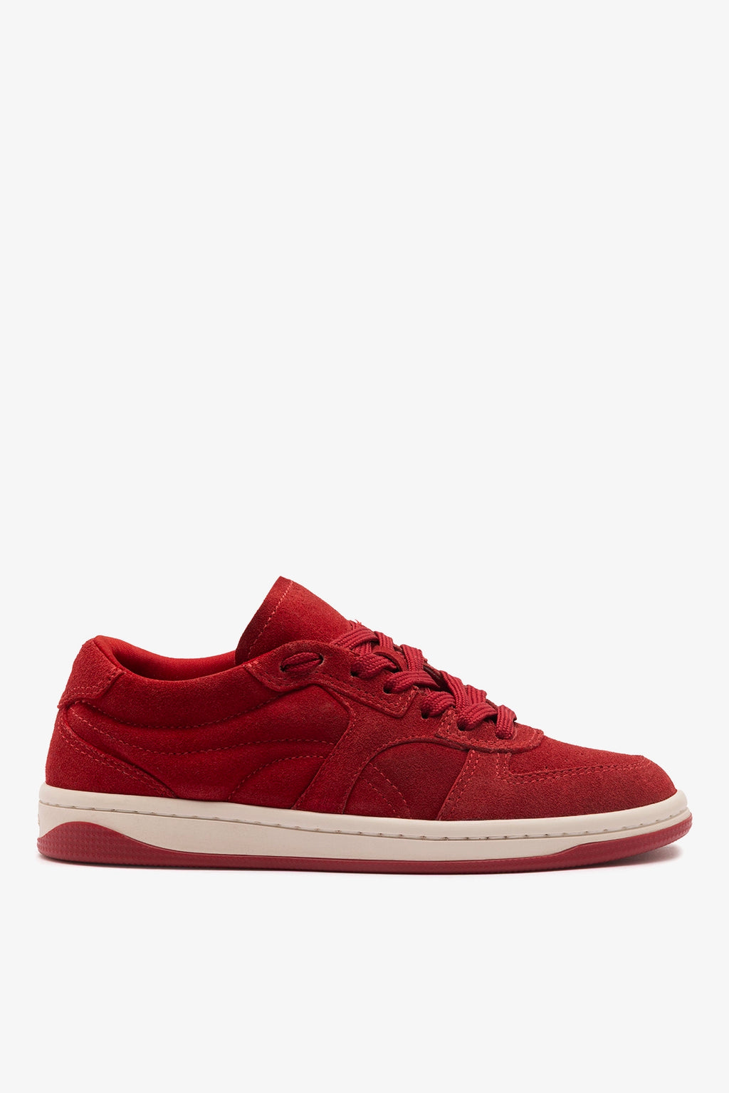 Red Suede Sneaker George | Larroudé – Larroude