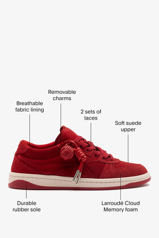 George Sneaker Carmine Suede Sneaker Larroudé