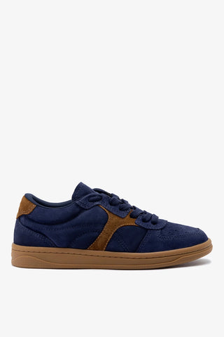 George Sneaker Navy Suede Sneaker Larroudé