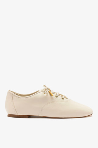 Liza Sneaker In Ivory Leather