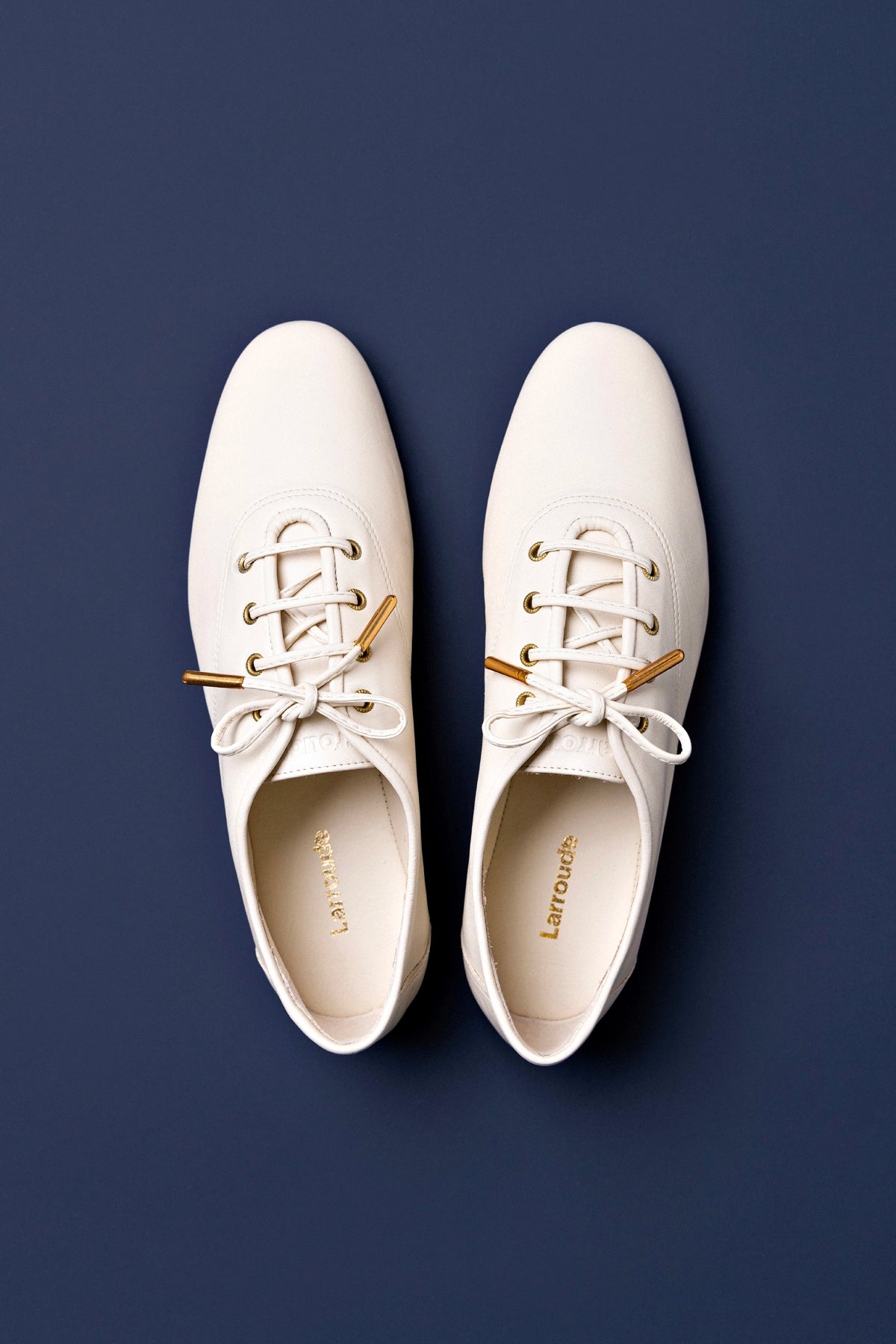 Liza Sneaker In Ivory Leather - Sneakers - Larroud Larroude Liza Sneaker In Ivory Leather - Sneakers - Larroud Larroude