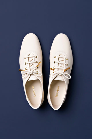 Liza Sneaker In Ivory Leather