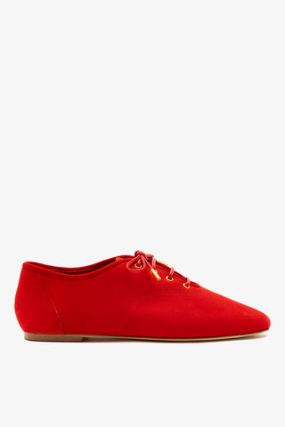 Liza Sneaker Scarlet Suede