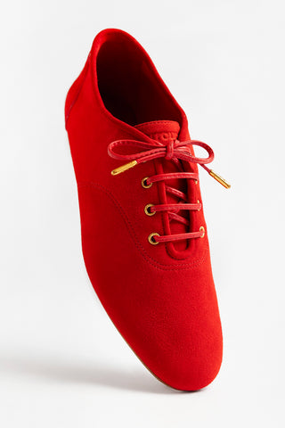 Liza Sneaker Scarlet Suede