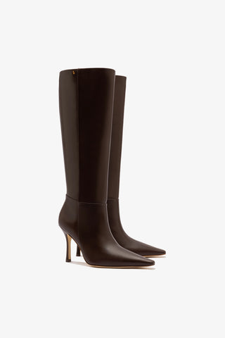 Carine Boot In Brown Leather