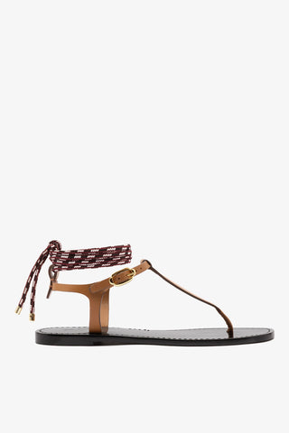 Gipsy Sandal In Light Caramel Vegetale Leather