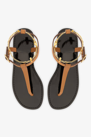 Gipsy Sandal In Light Caramel Vegetale Leather