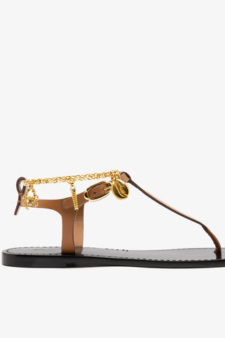 Gipsy Sandal In Light Caramel Vegetale Leather