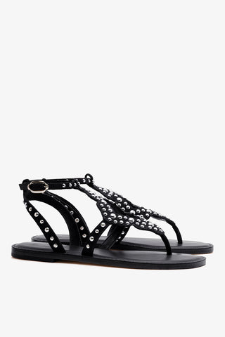Fiorella Sandal In Black Suede