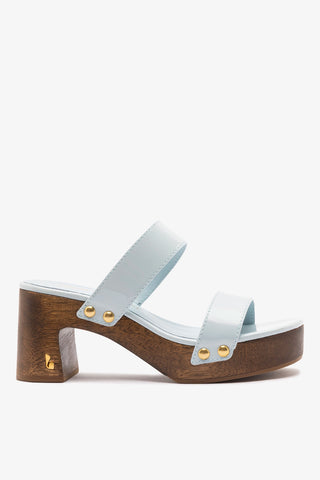 Larroudé x Kenneth Cole: Sandal Maya Patent Leather Sandal Larroudé x Kenneth Cole
