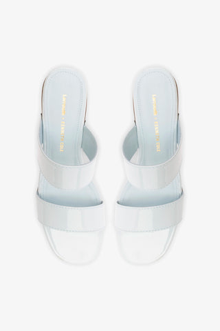 Larroudé x Kenneth Cole: Sandal Maya Patent Leather Sandal Larroudé x Kenneth Cole