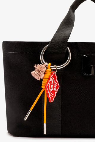 Americana Tote Bag In Black Denim