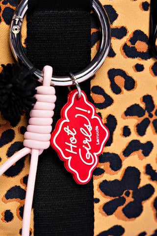 Americana Tote Bag In Leopard Jacquard