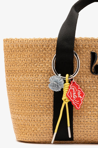 Americana Tote Bag In Natural Raffia