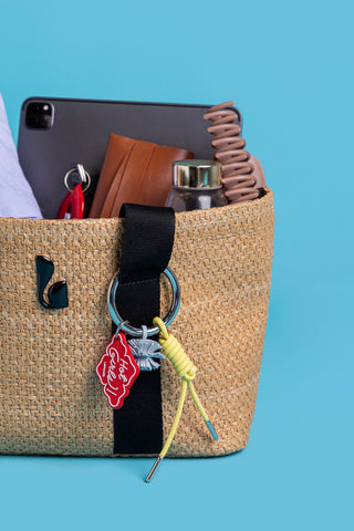 Americana Tote Bag In Natural Raffia