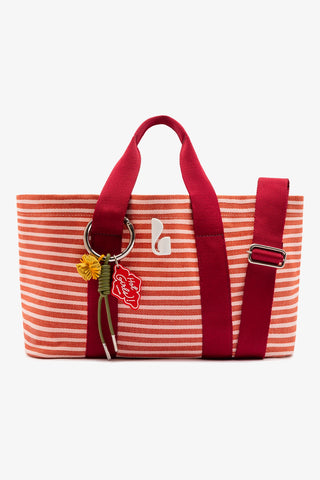 Americana Tote Bag In Tulip Awning Stripe