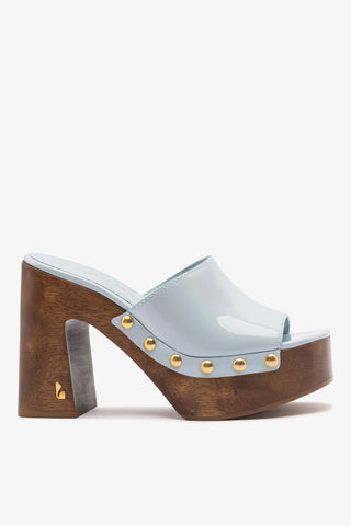 Larroudé x Kenneth Cole: Mule Maya Patent Leather Mule Larroudé x Kenneth Cole