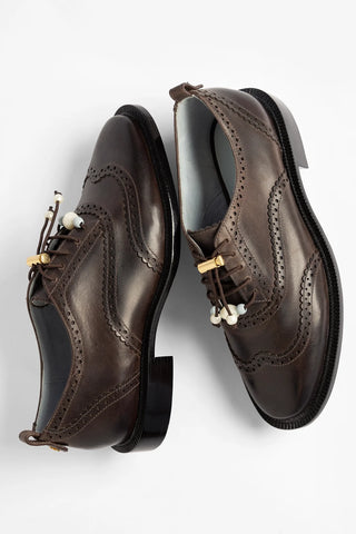Ginny Loafer Brown Leather Loafer Larroudé
