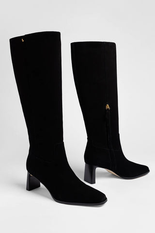 Alexis Boot Black Suede Boot Larroudé