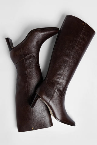Alexis Boot Brown Leather Boot Larroudé