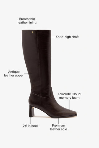 Alexis Boot Brown Leather Boot Larroudé