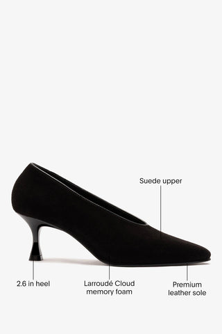 Cambon Pump Black Suede
