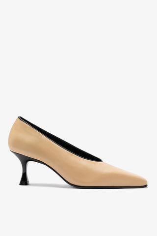 Cambon Pump Sand Leather Pump Larroudé