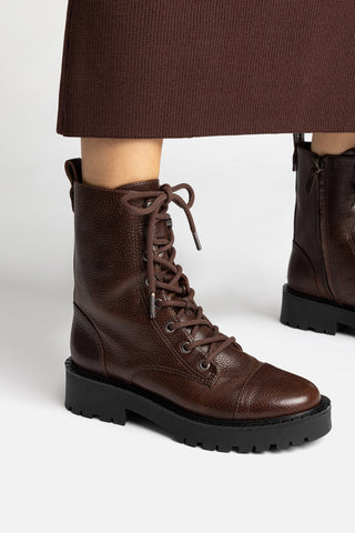 Trinity Boot In Brown Leather
