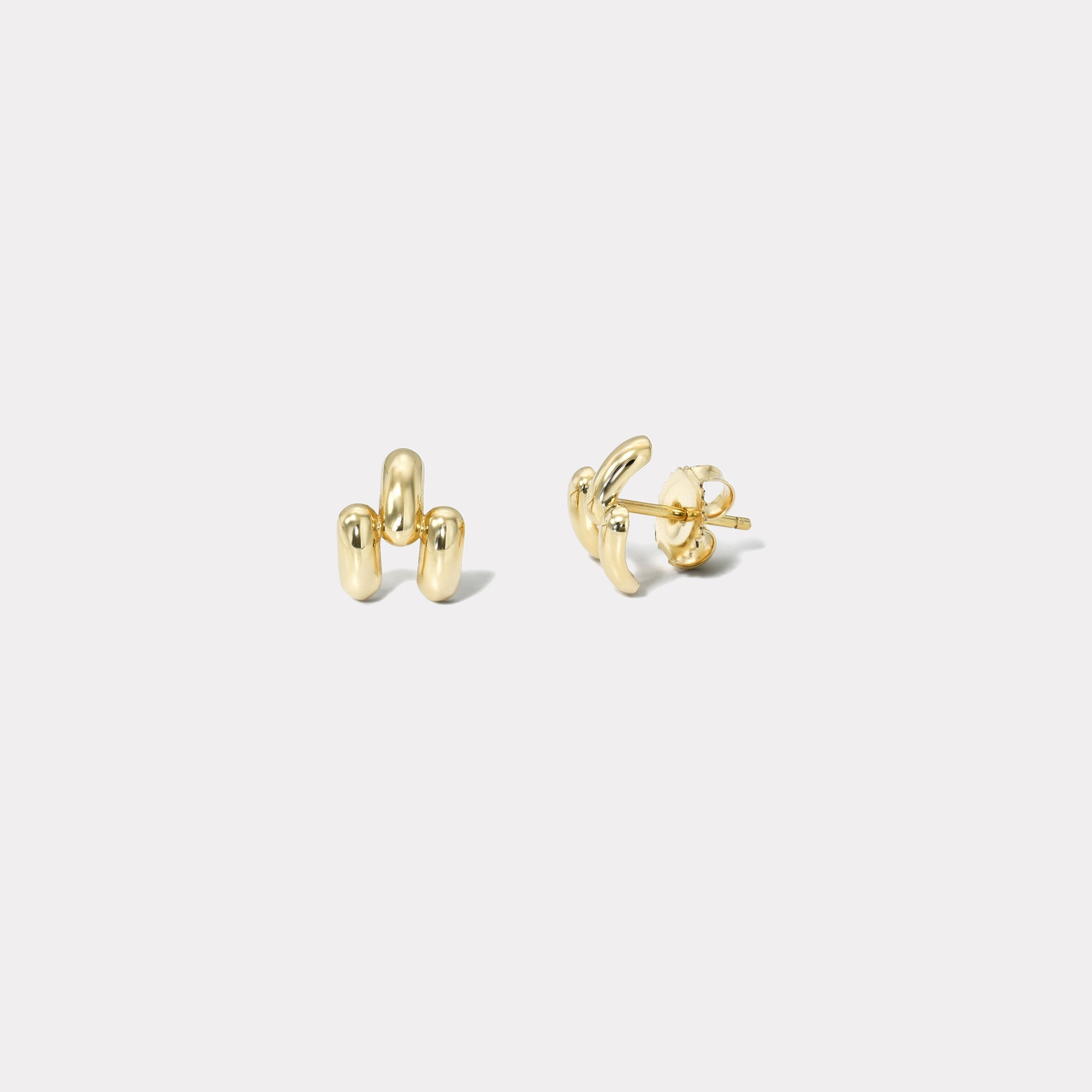 Mini All Gold Balloon Magna Earrings