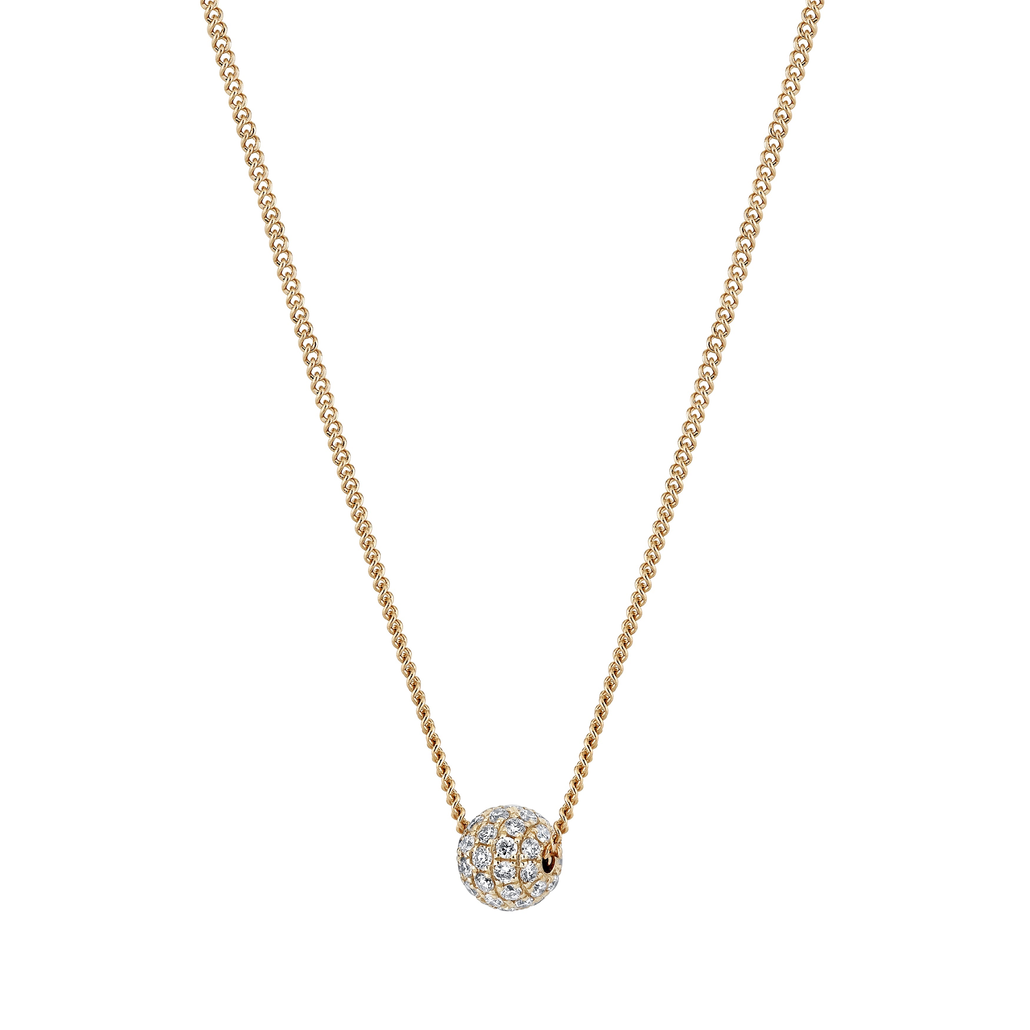 Diamond Disco Ball Necklace