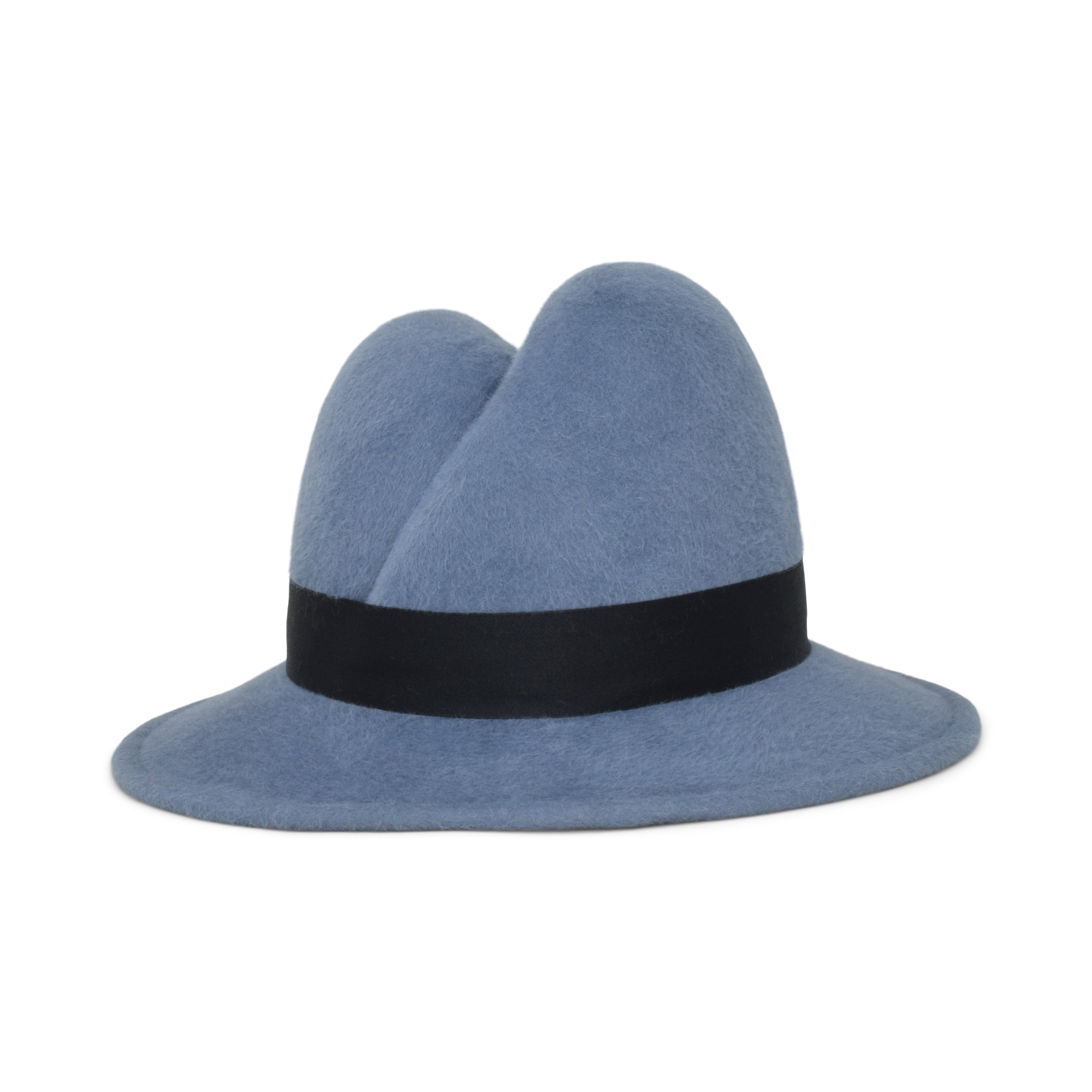 Fedora Nell | Denim y negro