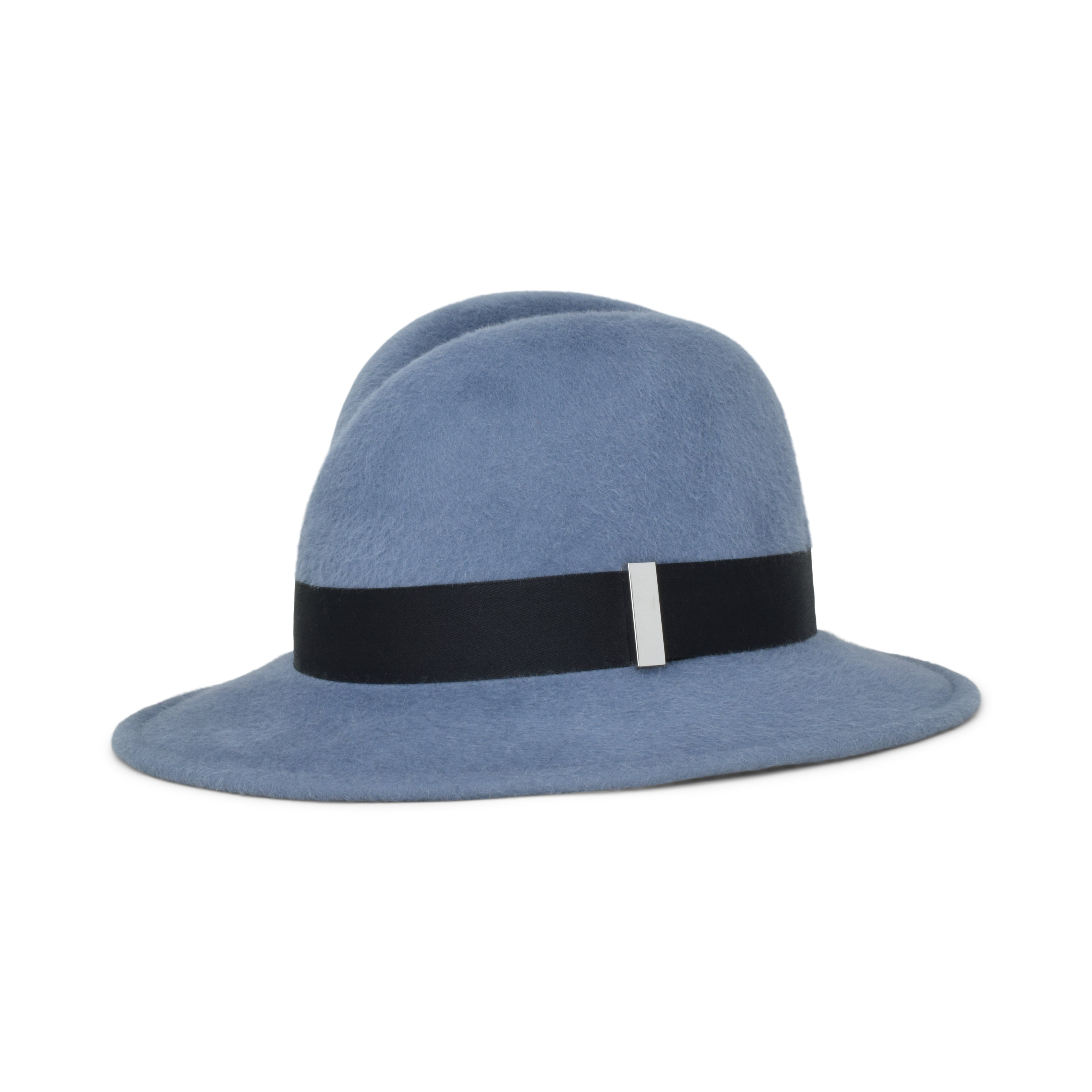 Fedora Nell | Denim y negro