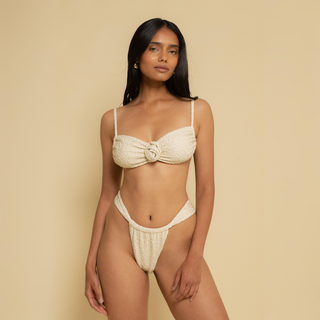 Oat Texture Devin Rosa Bikini Top