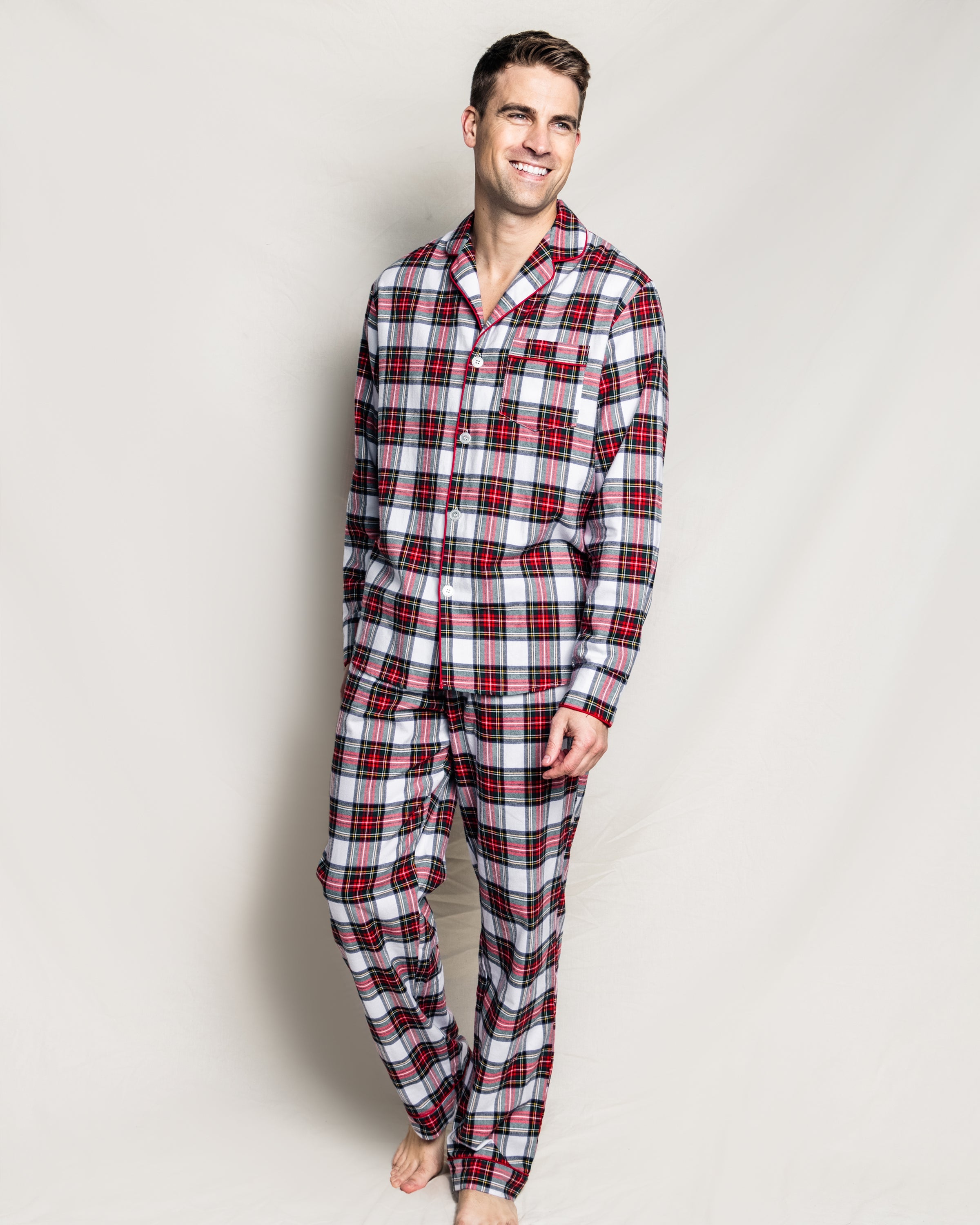 Conjunto de pijama a cuadros escoceses Balmoral para hombre