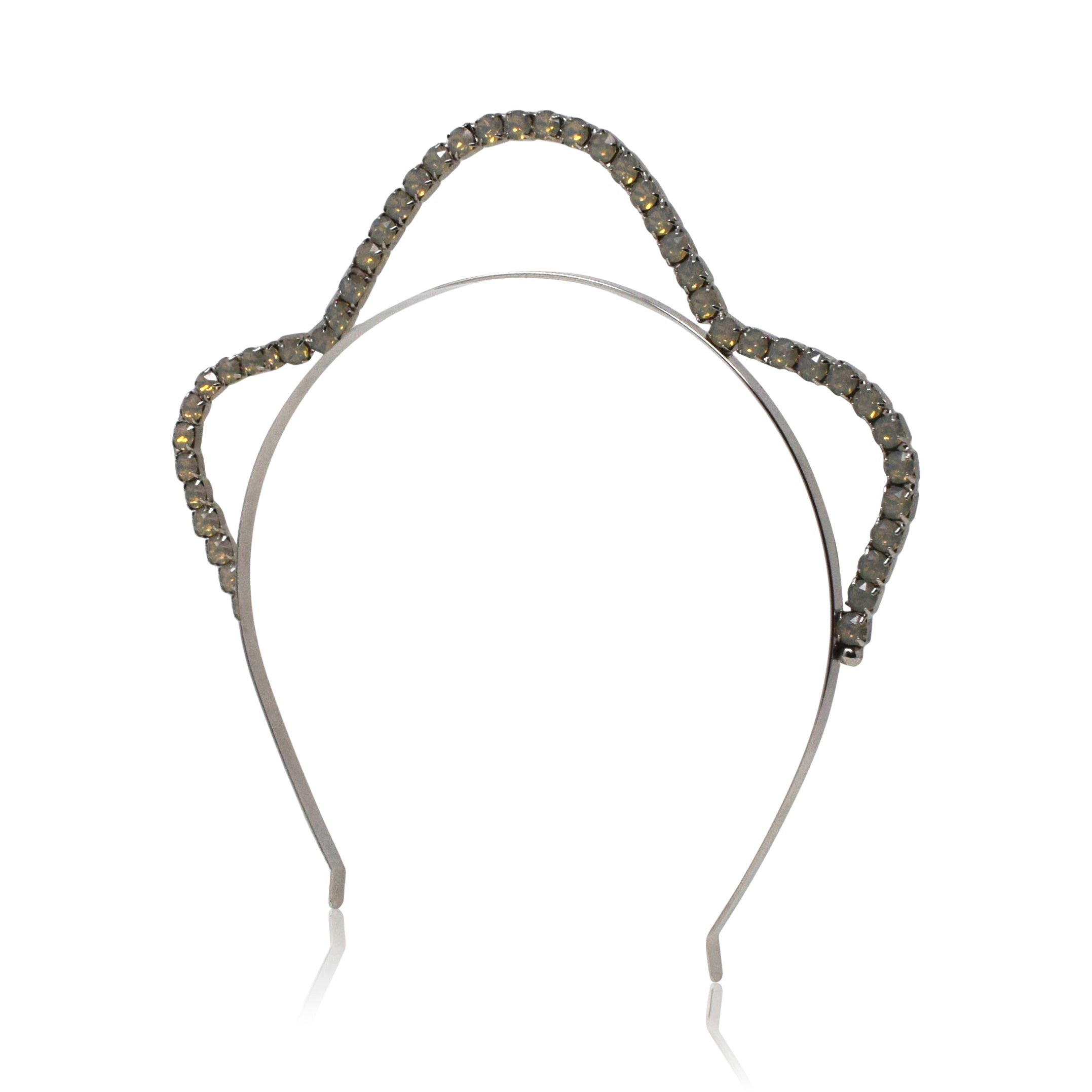 Josephine Tiara | Silver and Opal