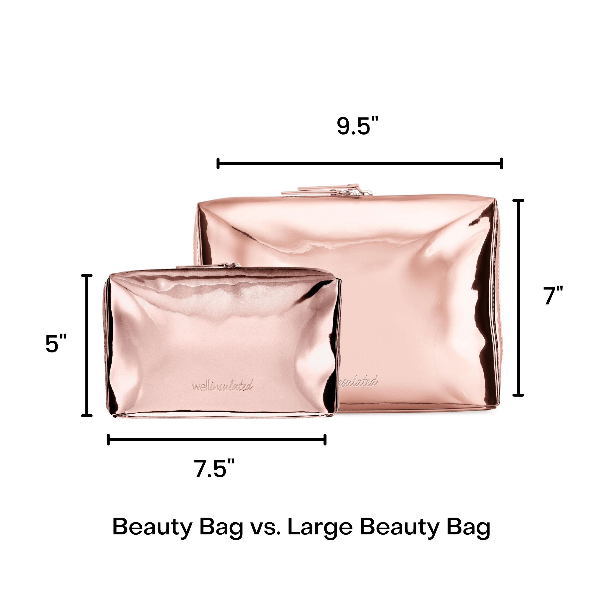 Performance Beauty Bag Large ROSE GOLD