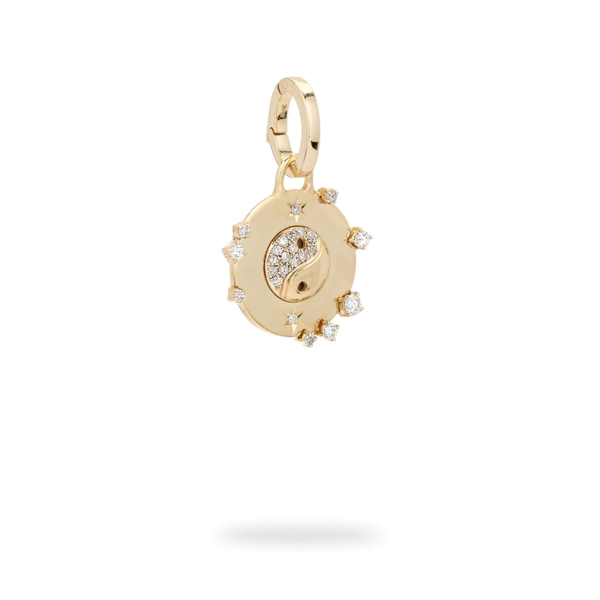 Zodiac Diamond Gemini Hinged Charm