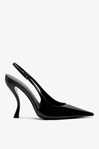 Larroudé by Nicolò B.: Grace Pump Black Patent Leather Pump Larroudé x Nicolò Beretta