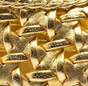 Gold Metallic Leather