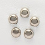 White Leather and Metallic Studs