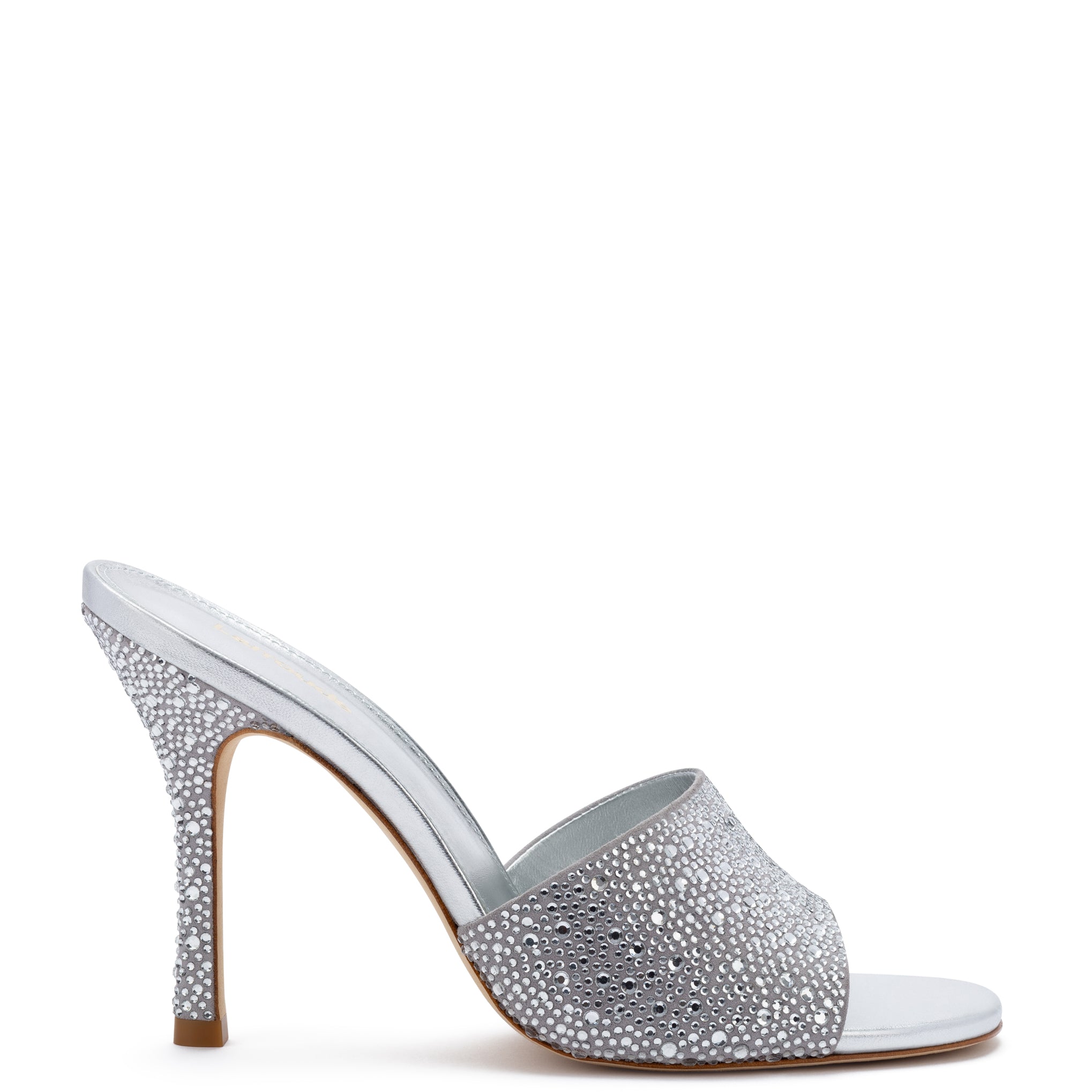 Mule Colette Crystal en ante gris