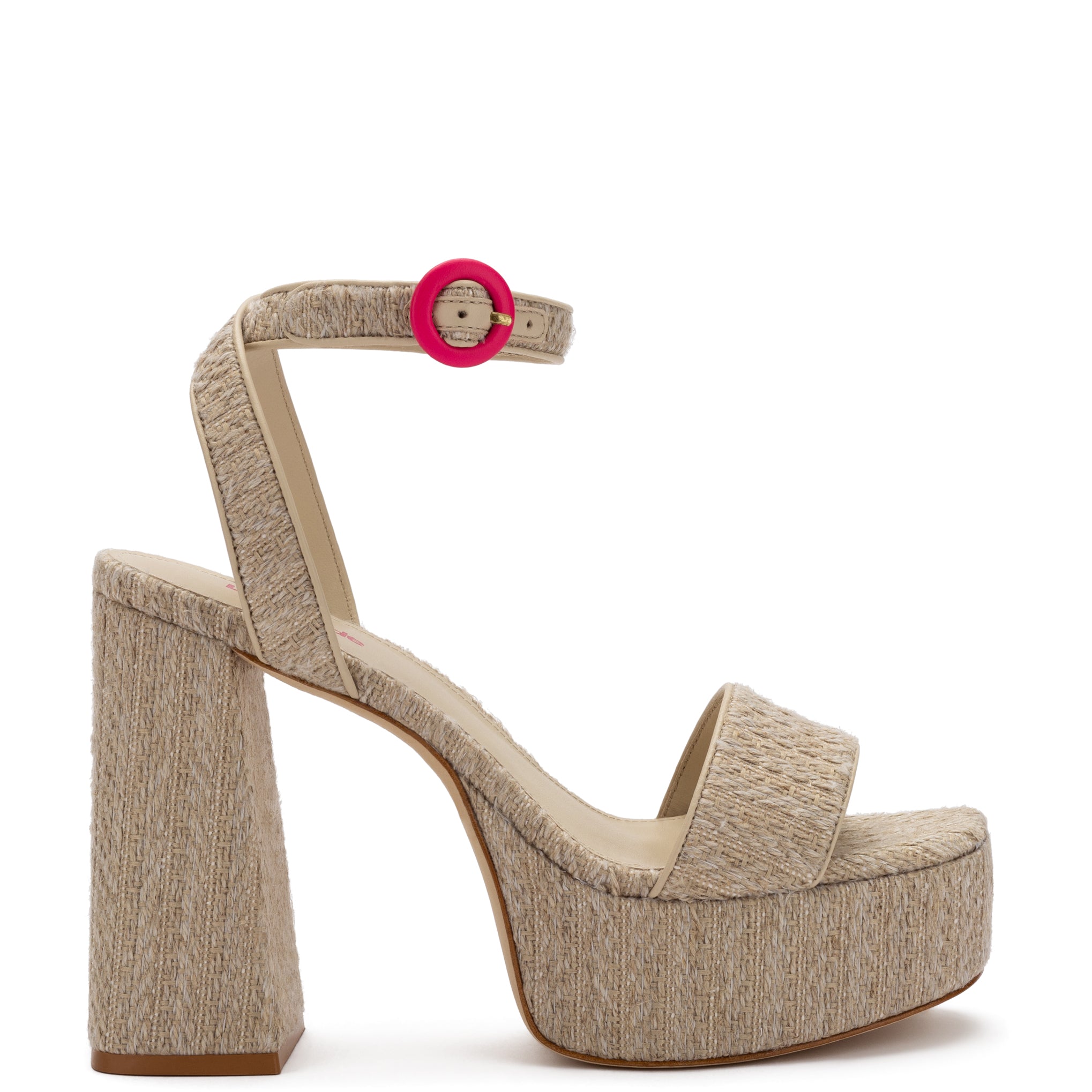 Dolly Sandal In Natural Raffia