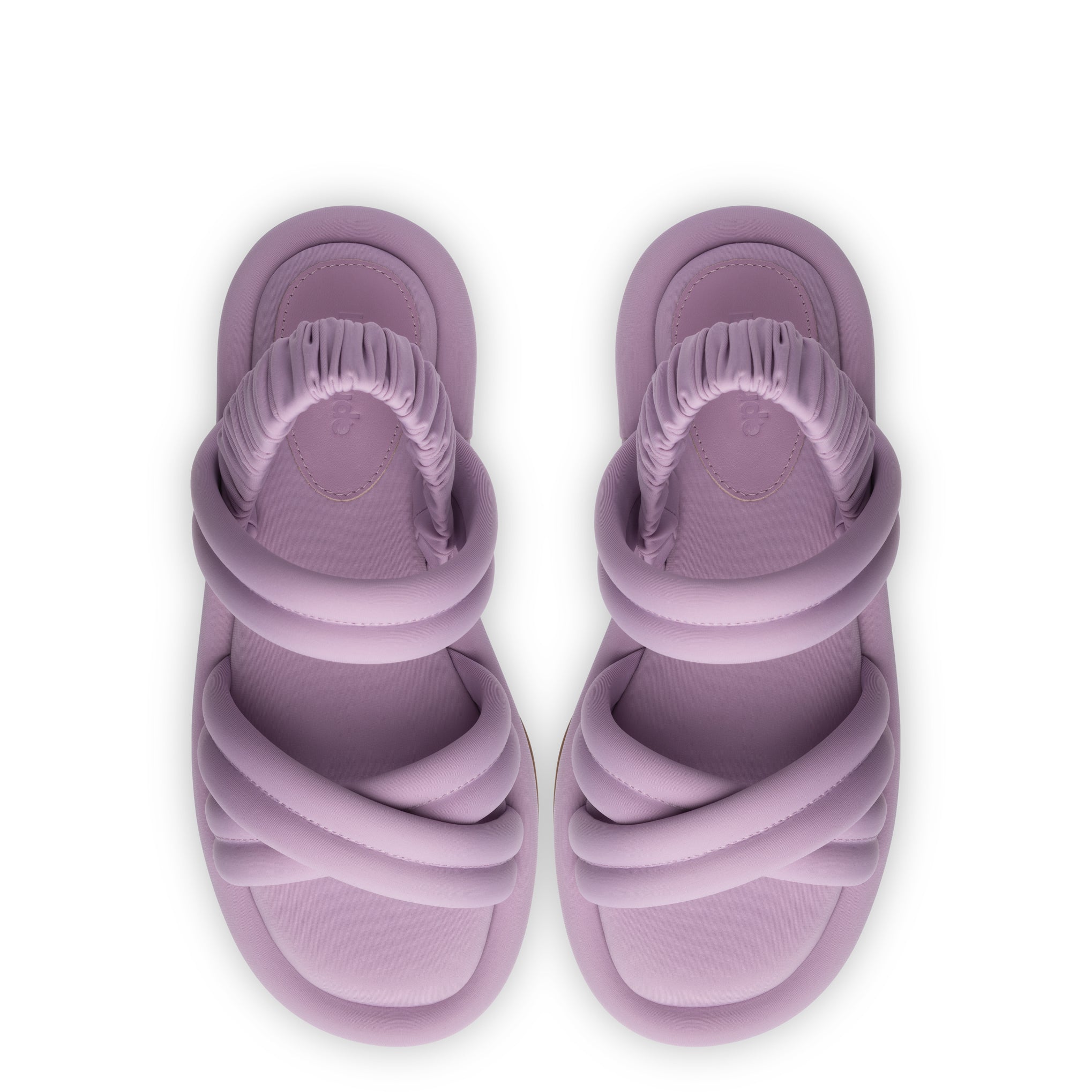 Joshua Flat Sandal In Lavender Lycra