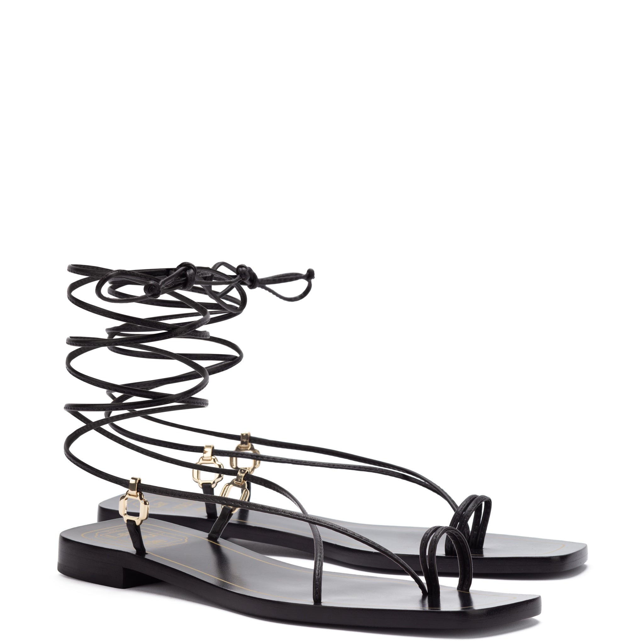 Buy Black Flat Sandals for Women by JM LOOKS Online | Ajio.com