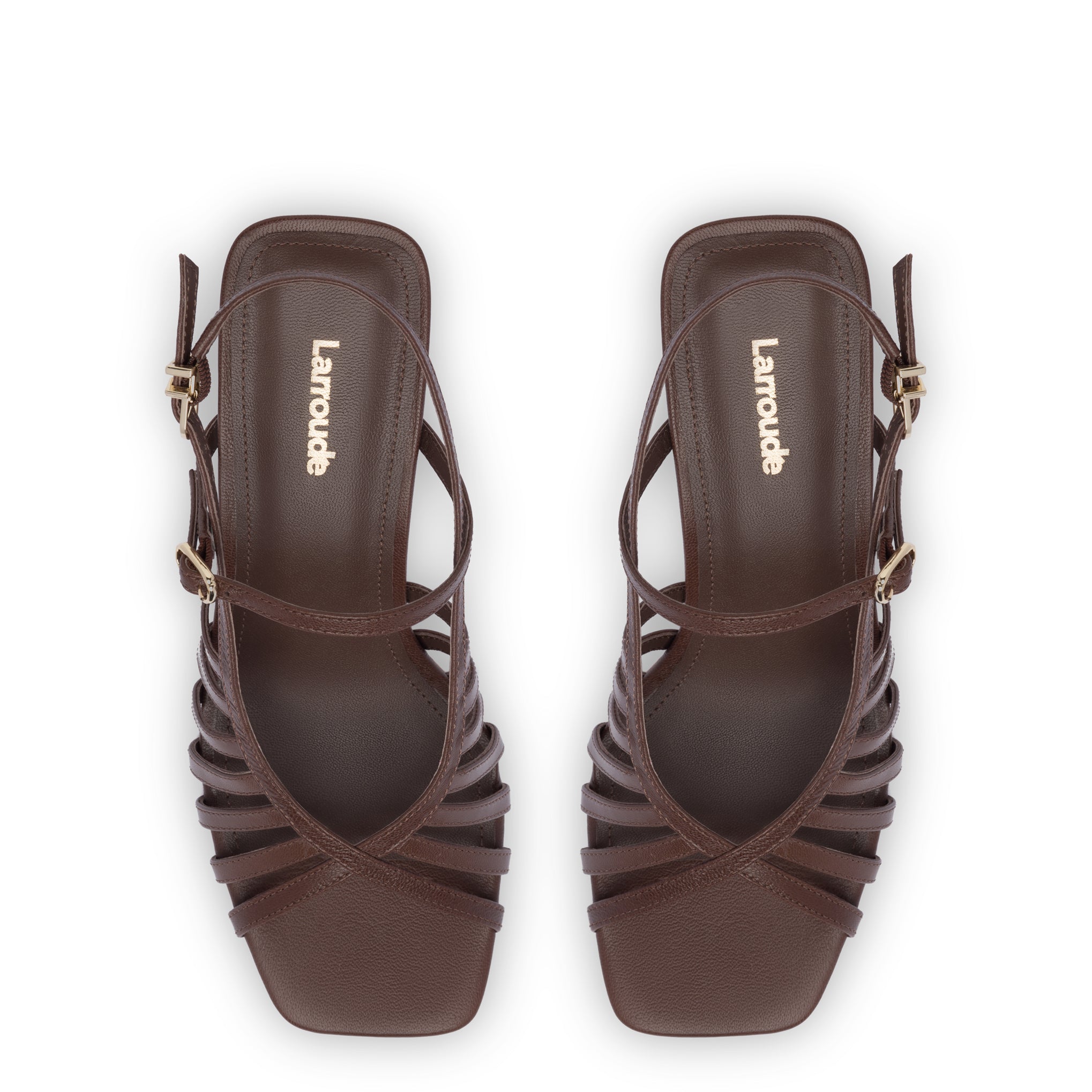 Leandra Sandal In Brown Leather