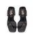 Portofino Sandal In Black Leather