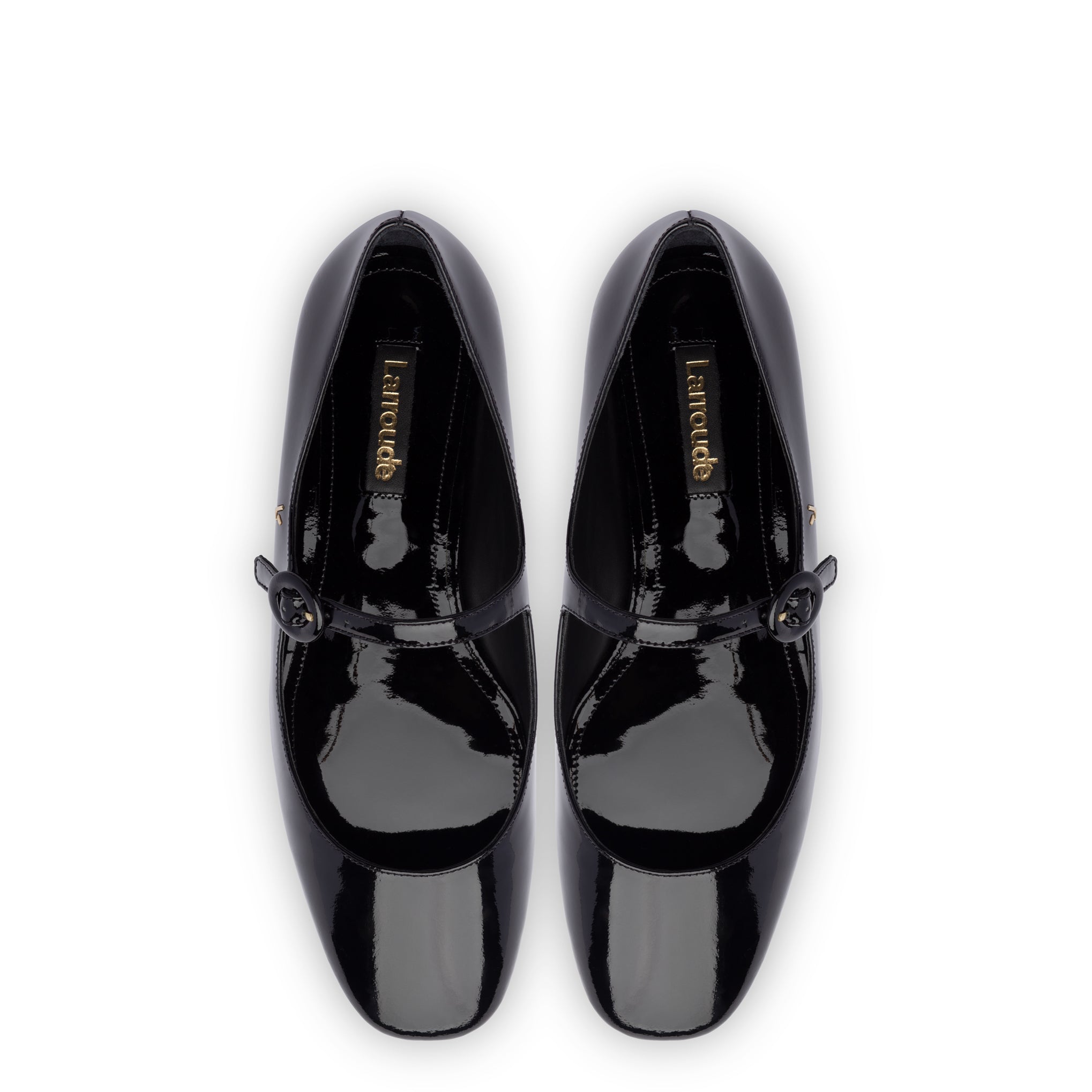 Blair Ballet Flat In Black Patent Leather