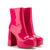 Dolly Boot In Pink Patent Leather