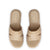 Ash Flatform Sandal In Natural Raffia
