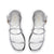 Gio Flatform Sandal In Specchio Silver